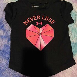 Baby Girl Under Armour T-Shirt Size 12 Months